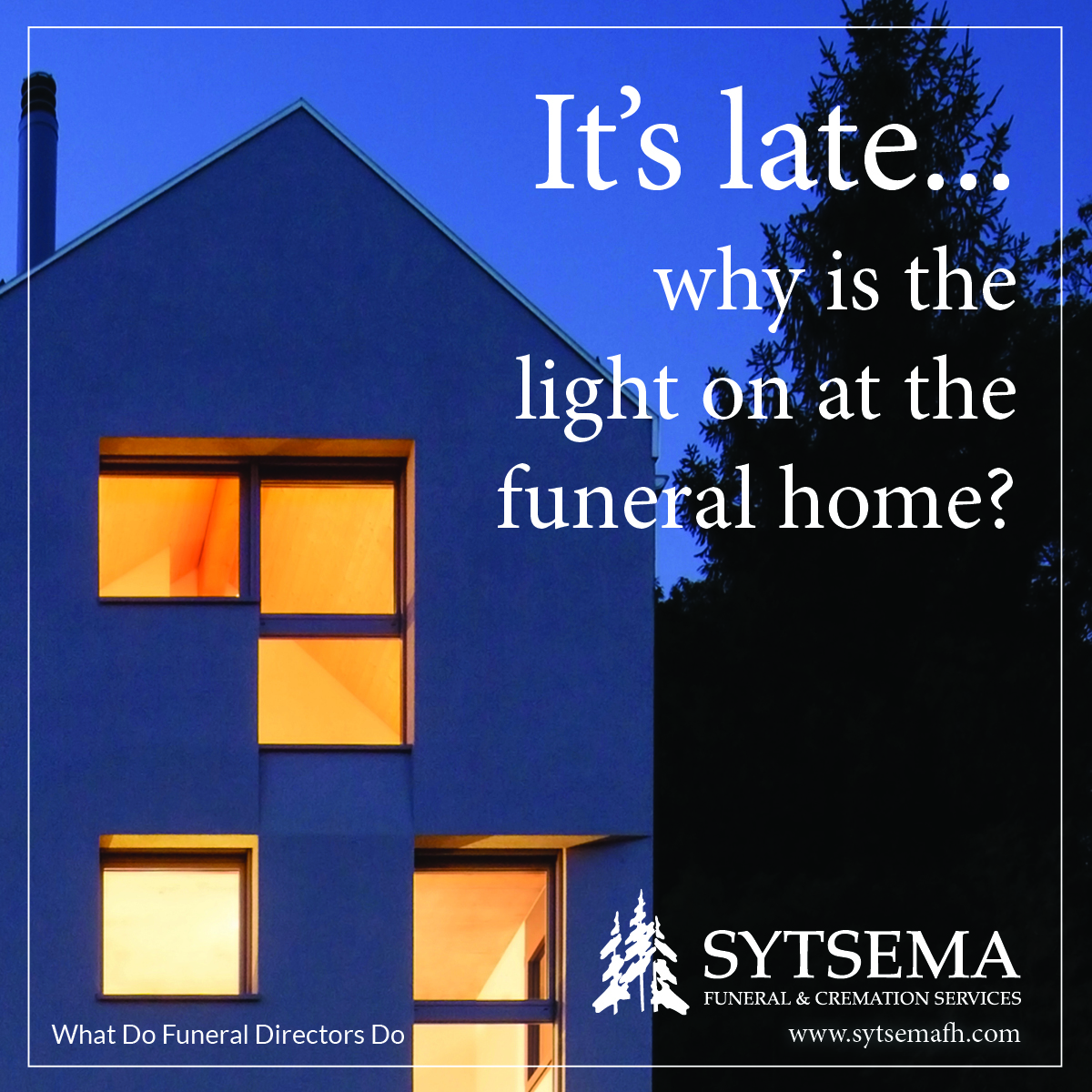 What Do Funeral Directors Do? • Blog Sytsema Funeral & Cremation